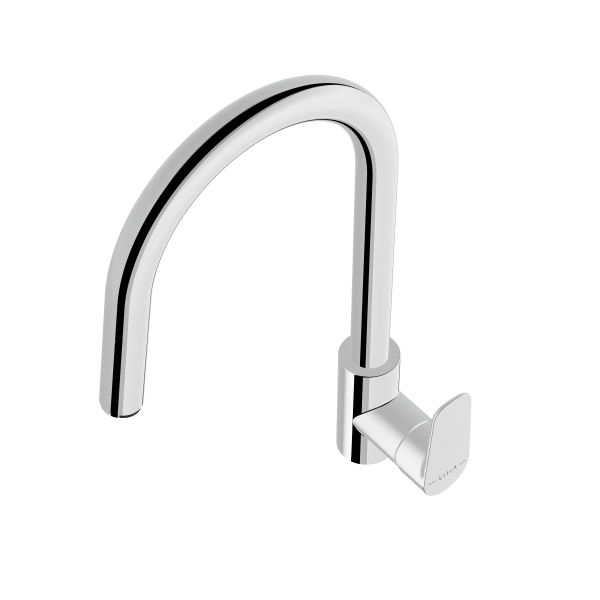 Смеситель VitrA Flow Soft  A43445EXP с поворотным изливом однорычажный хром латунь