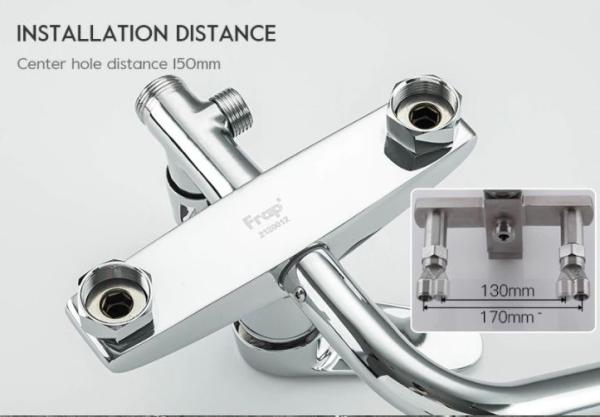 Душевая система Frap F2427 для ванны хром