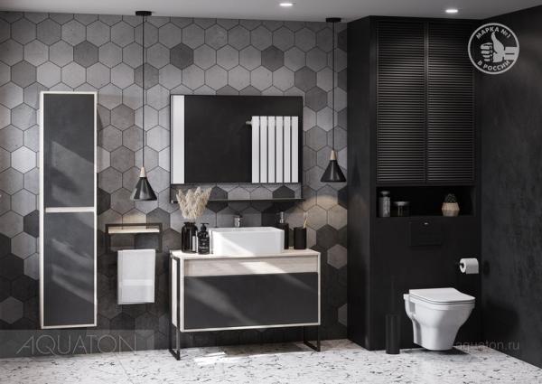 Зеркало AQUATON Лофт Урбан 100 дуб орегон 1A248002LQX50