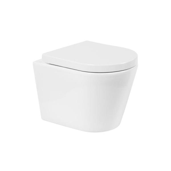 Унитаз Belbagno FLAY-R BB053CHR подвесной безободковый