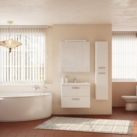 Roca The Gap Original Тумба подвесная 80x41x60см, с 2 ящиками, цвет: белый