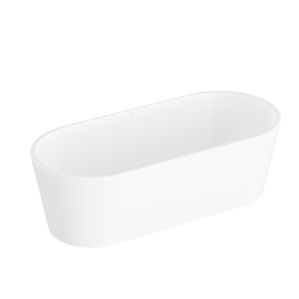 Ванна VitrA Geo 65380006000 180 x 80,5 см отдельностоящая акриловая прямоугольная белая