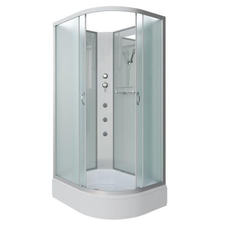 Душевая кабина Niagara NG-33974-14LBKG 900х700х2000 средний поддон  26см стекло матовое