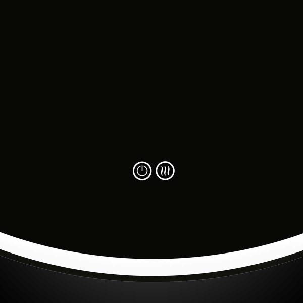 Зеркало Vincea LED VLM-3DE700-2 700x700 c сенсорным выключателем и диммером, антизапотевание