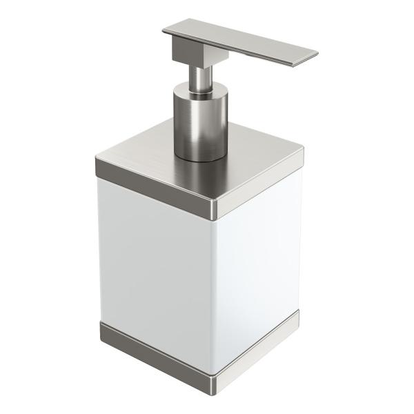 Диспенсер Boheme настольный Qubic Nickel Brush 10969-NB