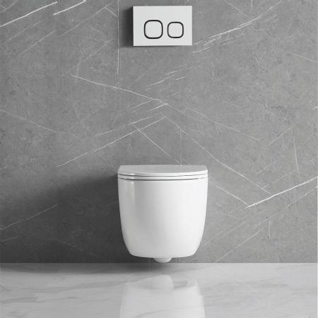 Унитаз подвесной Vincea Tornado Globo VT1-52T цвет белый, ультратонкое soft-close сиденье