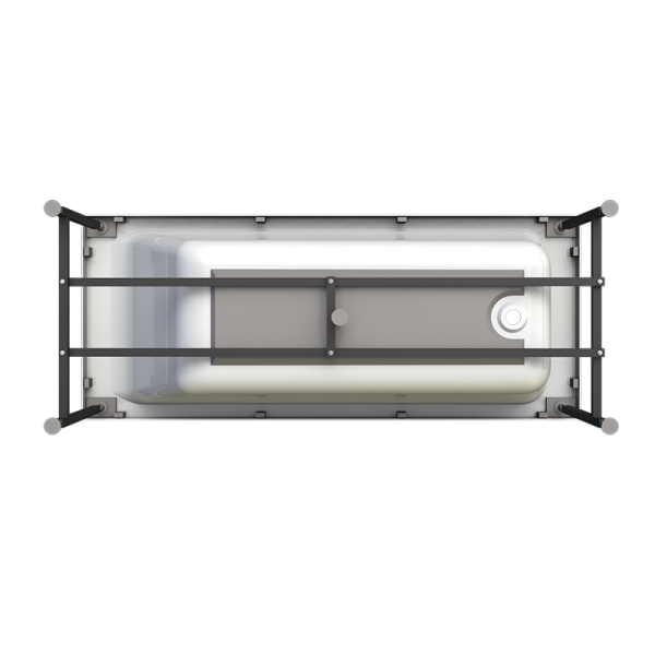 Акриловая ванна Радомир Vannesa Агата 150х70, каркас (разборный)