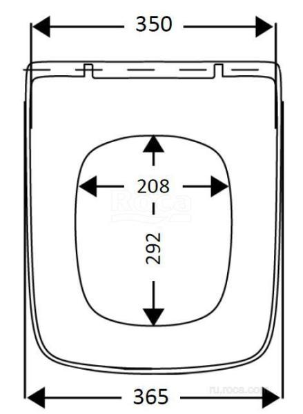 Крышка для унитаза Roca Debba Soft Close Eco Damp ZRU9302826