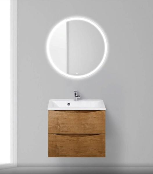 Тумба под раковину Belbagno MARINO Rovere Moro подвесная 650x450x500 MARINO-650-2C-SO-RW-P