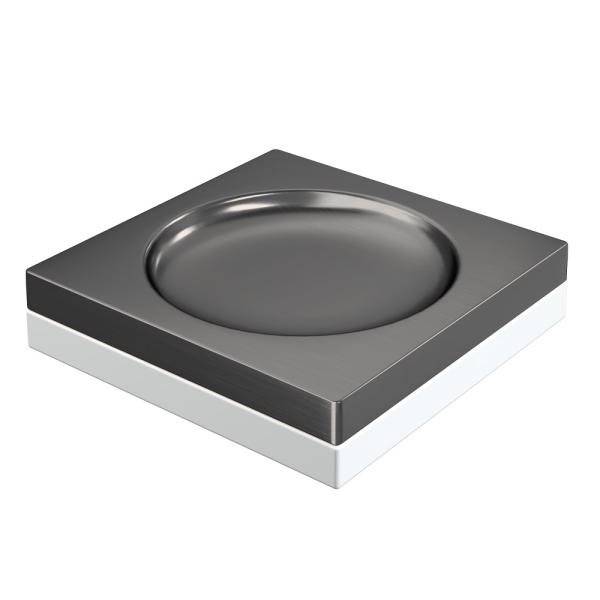 Мыльница Boheme квадратная Qubic Gun Metal 10960-GM