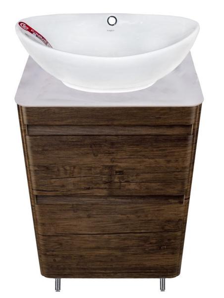 Тумба Style Line Elfante Атлантика 60 напольная, Люкс старое дерево, PLUS