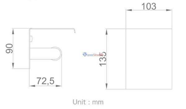 F502 Полка+бумагодержатель Frap