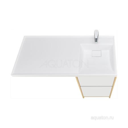 Тумба под раковину AQUATON Лондри 40 Дуб Сантана без фасада 1A267001LH0C0