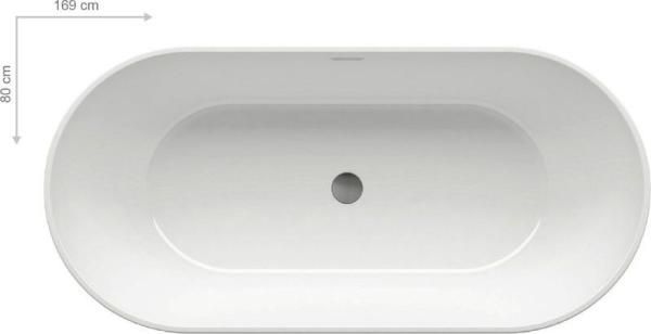 Ванна Ravak Freedom XC00100020 169х80 отдельностоящая