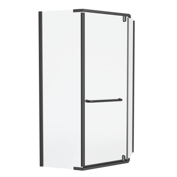 Душевой уголок KNOTLOR PENTA FCD100CG0GM 5-тиугольный 100х100х200, оружейная сталь