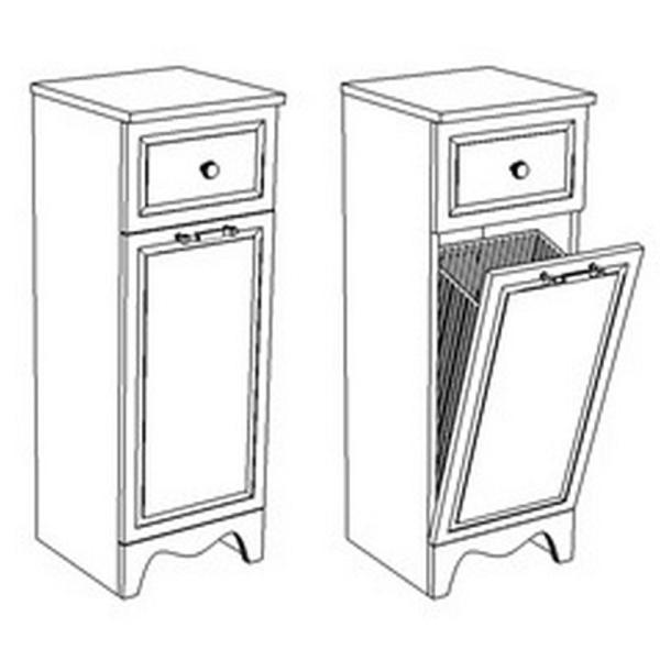 Комод Corozo Классика 30, корзина