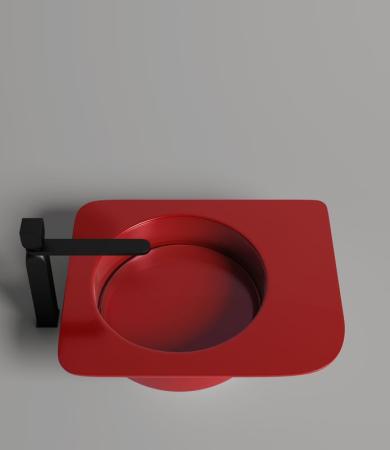 Раковина Salini NINFEA 02 S-Stone покраска RAL матовая 54x45 110521MF накладная