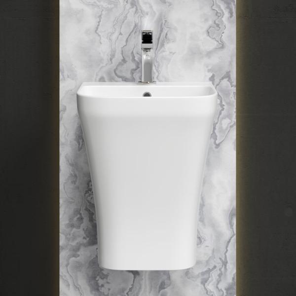 Раковина моноблок Ceramicanova DION CN6067 подвесная