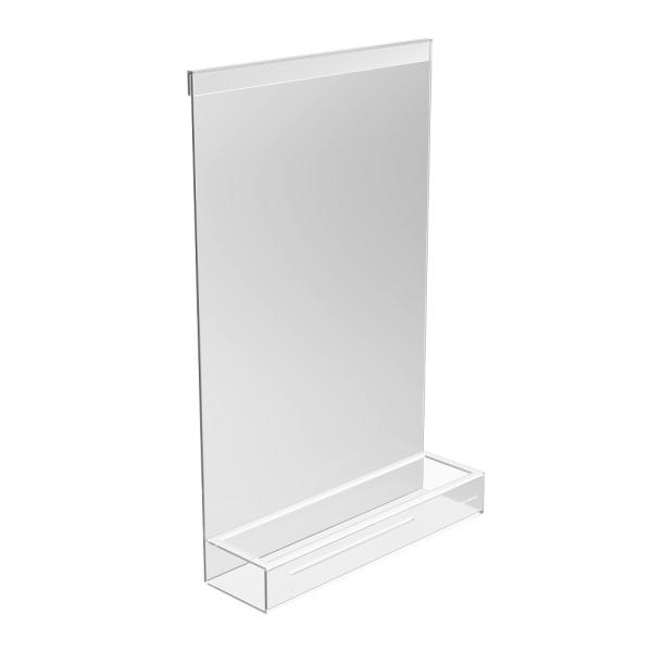 Полка Kerama Marazzi АНГОЛО AN.SH.KM.TR для душевых ограждений, прозрачная