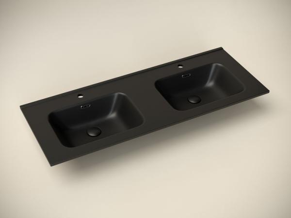 Раковина Ceramicanova Element CN7004MB 1210x465x180 черная матовая