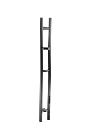 Полотенцесушитель электрический Boheme 2-трубы круглый SHINE GUN METAL 729-SGM