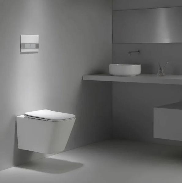 Унитаз Cerutti SPA MAIELLA Aria MW подвесной безободковый белый матовый CT9164 (500х350х320)