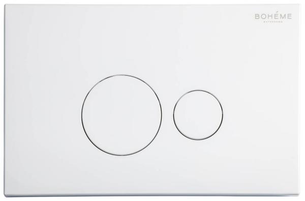 Кнопка для инсталляции Boheme пластик WHITE 668-W