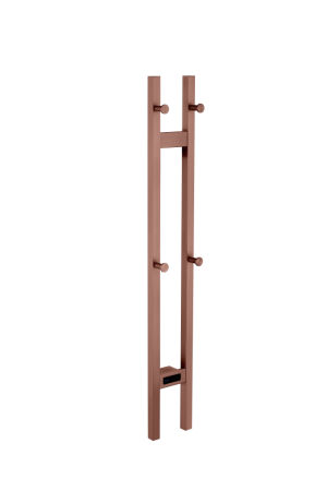 Полотенцесушитель электрический Boheme 2-трубы квадратный COPPER BRUSHED 728-CB