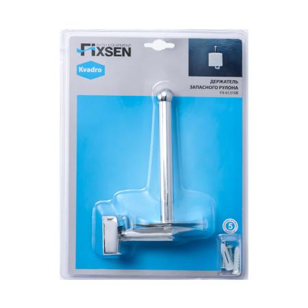 Держатель для туалетной бумаги FIXSEN KVADRO FX-61310B, хром