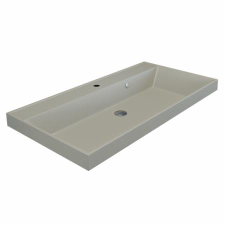 Раковина кварцевая Uperwood Classic Quartz 90 см, бежевая матовая, лён