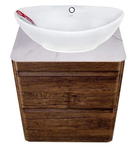 Тумба под раковину Style Line Elfante Атлантика 60 Люкс старое дерево, PLUS, подвесная