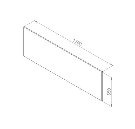 Панель фронтальная для ванны AM.PM Inspire 2.0 W52A-170-075W-P белый