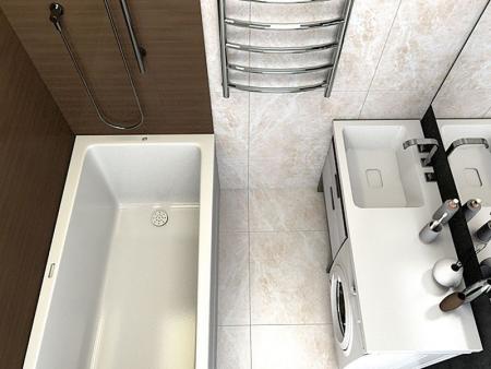 Раковина над стиральной машиной Madera Kamilla 120, левая