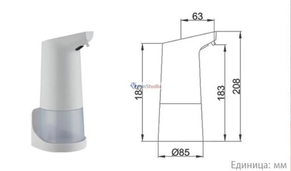 F408 Дозатор Frap 350мl  сенсорный