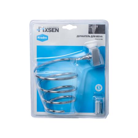 Держатель фена FIXSEN KVADRO FX-61319B, хром