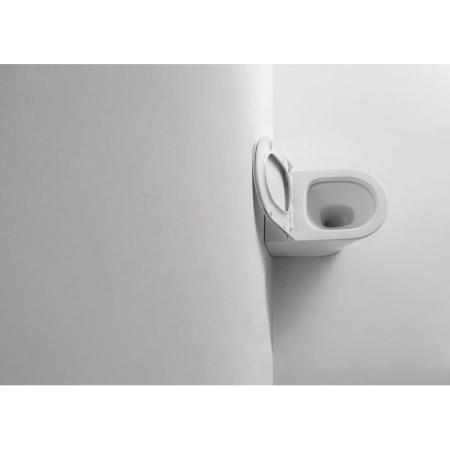 Унитаз CeramaLux NS-3178 56 см приставной безободковый микролифт
