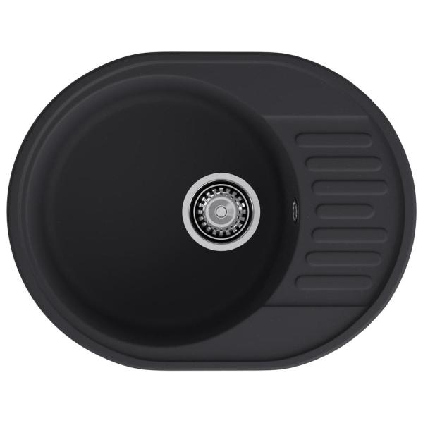 Кухонная мойка GranFest QUARZ 58, черный