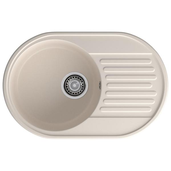 Кухонная мойка GranFest QUARZ 18, белый