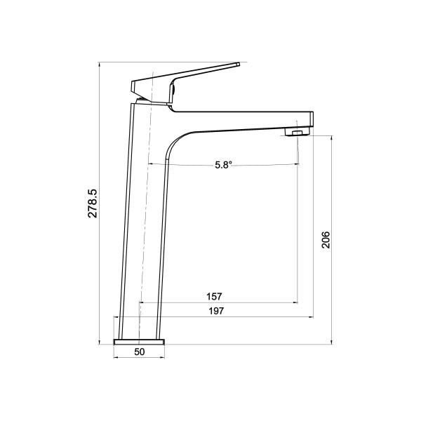 Смеситель Koller Pool NEON Cube для раковины XL