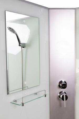 Душевая кабина Niagara NG-33984-14QBKTG 900х800х2100-2400 средний поддон  26см стекло матовое