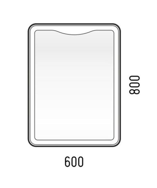 Зеркало LED Corozo Орли 600х800 А, сенсор