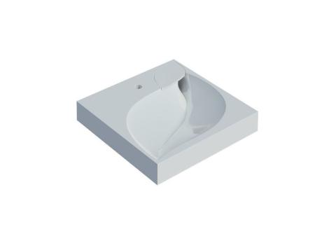 Раковина Madera над стиральной машиной List 60*60 с кронштейнами