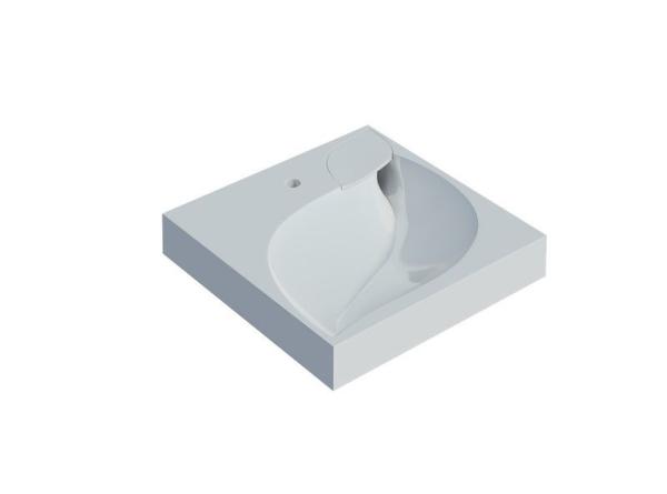 Раковина Madera над стиральной машиной List 60*60 с кронштейнами