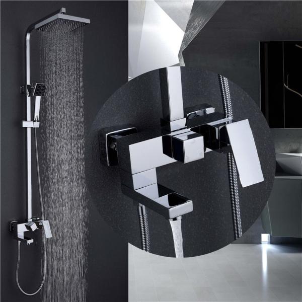 Душевая система ABBER Daheim AF8216 с изливом, хром