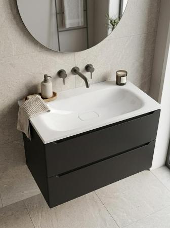Раковина Uperwood Sunrise Rsunrise80wg0 80 см белая глянцевая без отверстия под смеситель