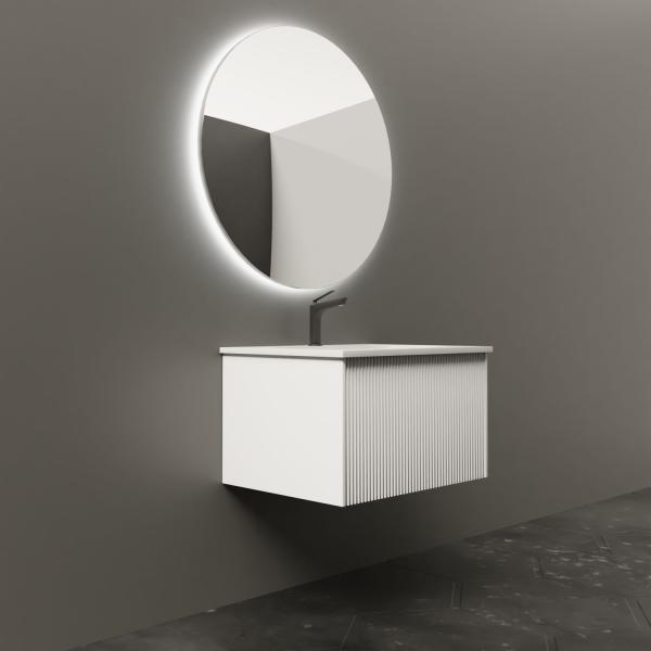 Тумба под раковину LA FENICE TERRA Bianca белая 60 FNC-01-TER-B-60 белый матовый