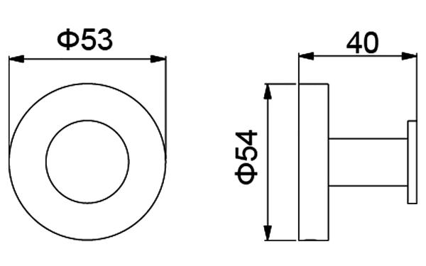 Крючок Timo Saona (13011/17) золото матовое