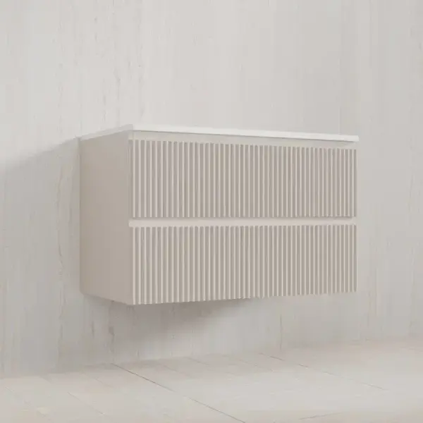 Тумба с раковиной Style Line Марокко 90 ЛС-00002485 подвесная крем