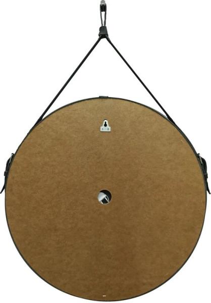 Зеркало Uperwood Round LED D 65 см, LED подсветка, сенсорный выключатель, черный ремень