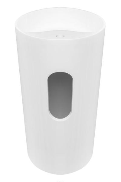 Раковина NT BAGNO NT407 RIMINI 455x455 искусственный камень белый матовый